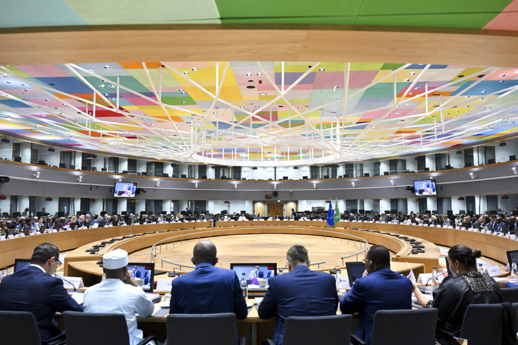 Picture of the EU - African Union Ministerial meeting Roundtable at the European Union
